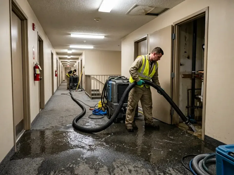 multi-unit-apartment-hallway-f-005 — frequently asked questions, Emergency Burst Pipe Water Extraction & Removal in Mount Pr…